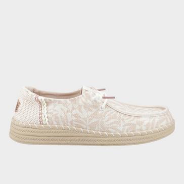 Pink HEYDUDE Women's Wendy Espadrille Retro Palm Shoes