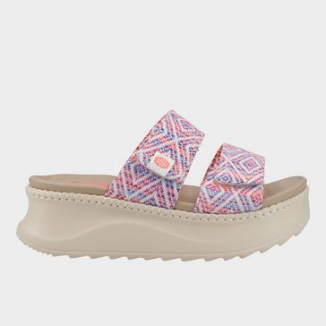 Blue HEYDUDE Women's Delray Slide Surf Baja Sandals