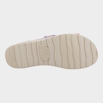 Blue HEYDUDE Women's Delray Slide Surf Baja Sandals