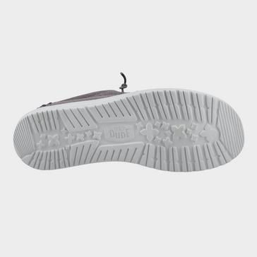 Grey HEYDUDE Men's Wally Workwear Shoes