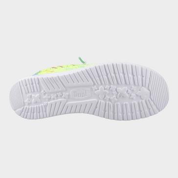 Green HEYDUDE Men's Wally Party Mesh Shoes