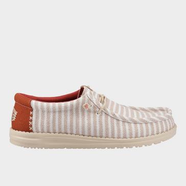 Red HEYDUDE Men's Wally Resort Shoes
