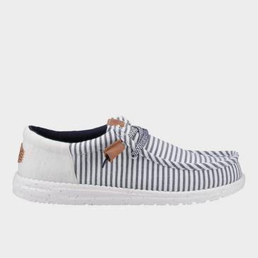 Blue HEYDUDE Men's Wally Funk Nu Prep Shoes
