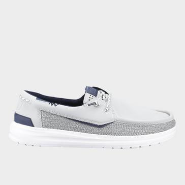 Grey HEYDUDE Men's Welsh Grip Classic Mesh Shoes