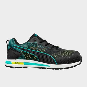 Black Puma Safety Women's Vivid Green Heart Low Trainer