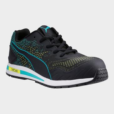 Black Puma Safety Women's Vivid Green Heart Low Trainer