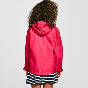 Pink Regatta Childs Calderdale II Waterproof Jacket Pink Fusion