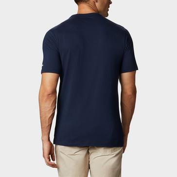 Navy Columbia Men's CSC Basic Logo Short Sleeve