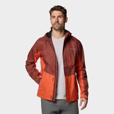 Red Columbia Men's Pouring Adventure III Jacket