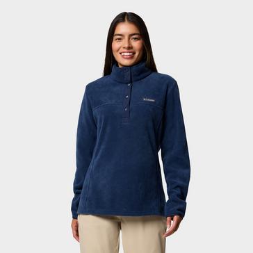 Navy Columbia Women's Benton Springs 1/2 Snap Pull Over II