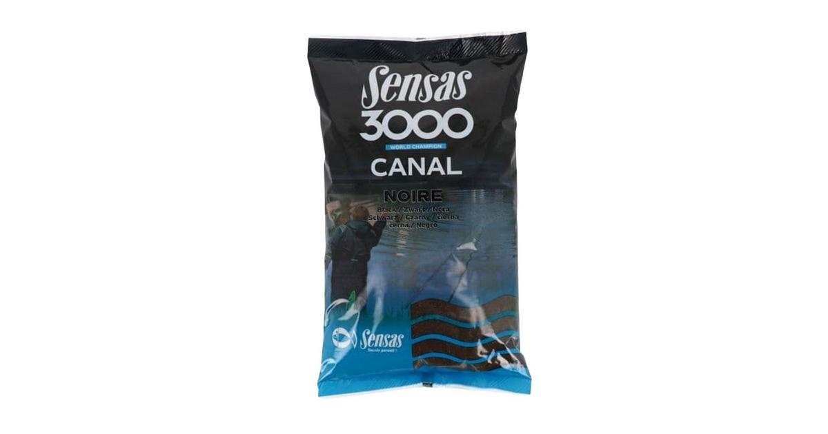 Sensas 3000 Super Black Canal 1kg Fishing Republic