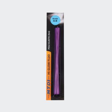 purple Middy MTDI Hi-Glow Fluo Pole Elastic 4-8 Purple