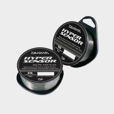 Silver Daiwa Hyper Sensor Gun Metal 300M 8Lb