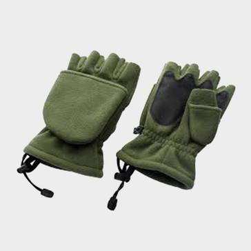 green Trakker Polar Foldback Gloves