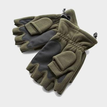 green Trakker Polar Foldback Gloves