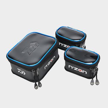 Black Daiwa Eva 3Pc Acc Case Set 1