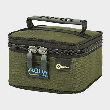 green AQUA Small Bitz Bag Blk Series
