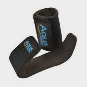 Black AQUA Neoprene Rod Straps