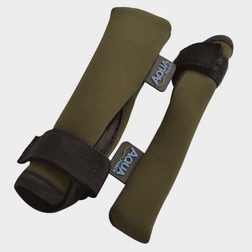 Green AQUA Neoprene Tip And Butt Protectors Pair