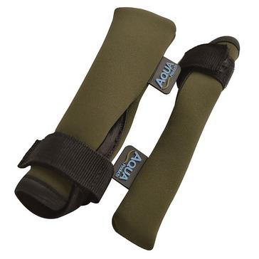 Green AQUA Neoprene Tip And Butt Protectors Pair