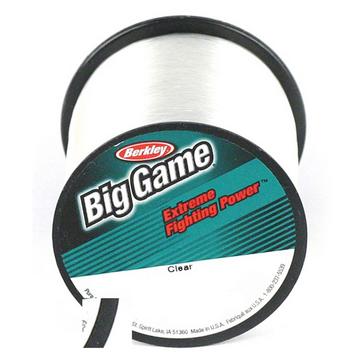 white Berkley Big Game Clear Spool (25lb)