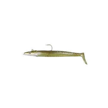 Green SavageGear SG Sandeel 12.5cm 23g Sandeel