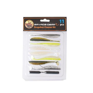 Grey SavageGear Finezze Dropshot Kit 11Pcs - 57626