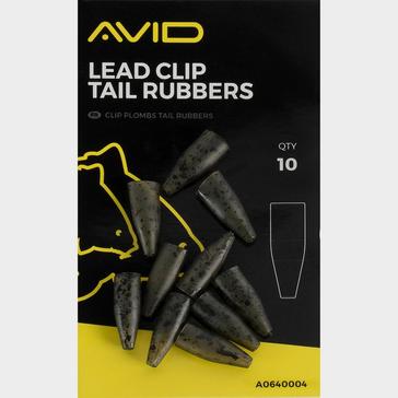 Black AVID Lead Clip Tail Rubbers