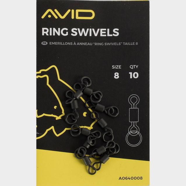 Black AVID Ring Swivels image 1