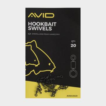 black AVID Hookbait Swivels
