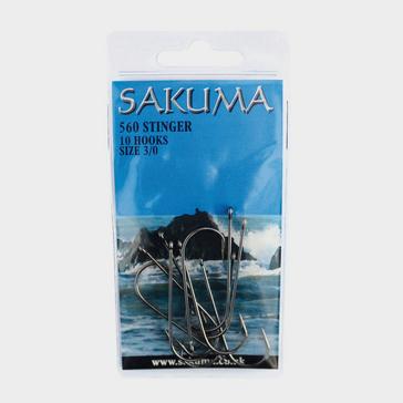 Black SAKUMA 560 Stinger Hooks (Size 1/0)
