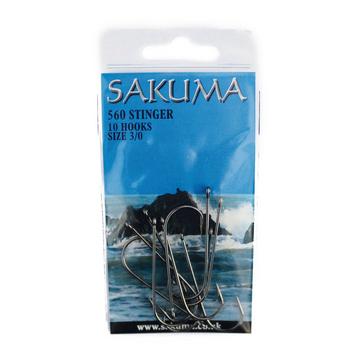 Black SAKUMA 560 Stinger Hooks (Size 1/0)