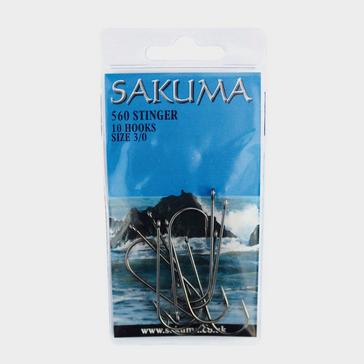 Black SAKUMA 560 Stinger Hooks Size 2