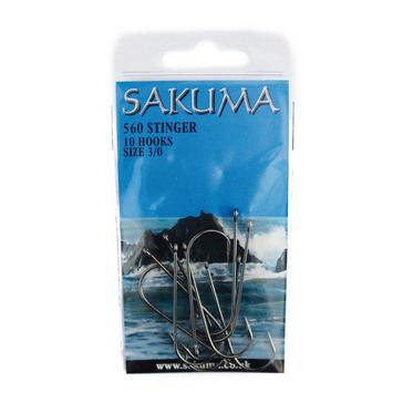 SILVER SAKUMA Size 2 560 Stinger Hooks
