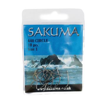 Silver SAKUMA 440 Circle Hooks (Size 2)