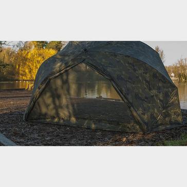 Green SOLAR TACKLE Solar Camo Brolly System
