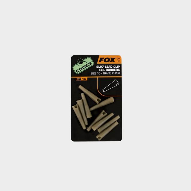 Green FOX INTERNATIONAL Edges™ Slik® Lead Clip Tail Rubbers Size 10 image 1