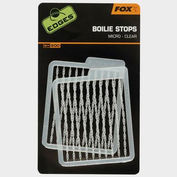 Clear|Coral FOX INTERNATIONAL Edges Boilie Stops Micro Clear