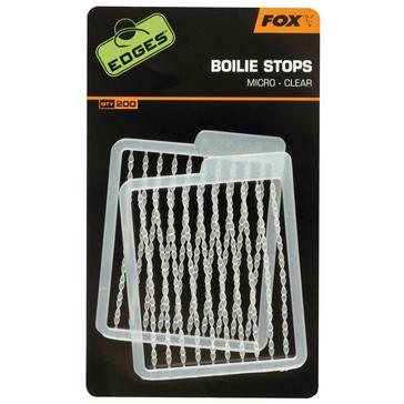 Clear FOX INTERNATIONAL Edges Boilie Stops Micro Clear