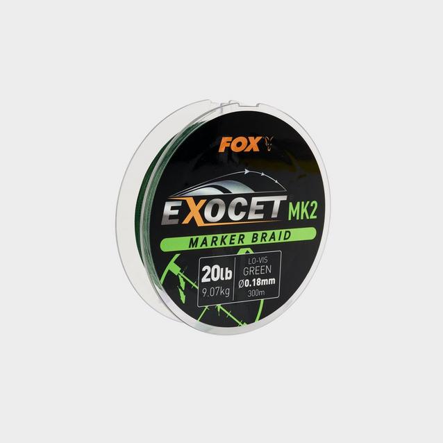 FOX INTERNATIONAL Exocet Marker Braid 20lb Green