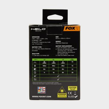 ORANGE FOX INTERNATIONAL Halo 200 Headtorch