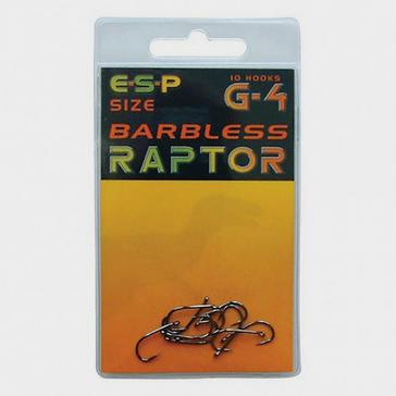 Silver ESP Barbless Raptor G4 Hook (Size 4)