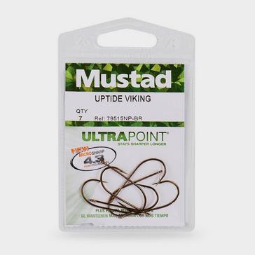 Brown MUSTAD Uptide Viking Hooks (Size 3/0)