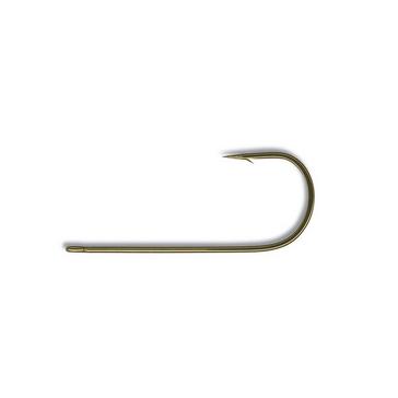 Silver MUSTAD Long Shank Worm Hook (Size 1/0)