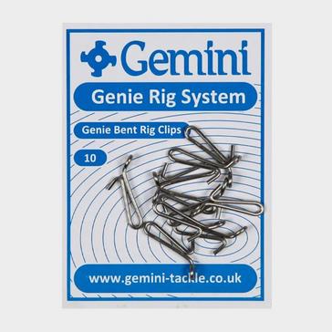 White Gemini Genie Bent Rig Clips