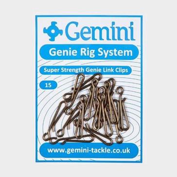 Silver Gemini Genie Link Clips