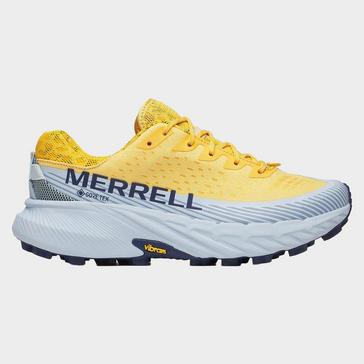 Yellow Merrell Women's Agility Peak 5 Hiking Shoes