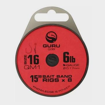 Red GURU QM1 Bait Bands (size 16)