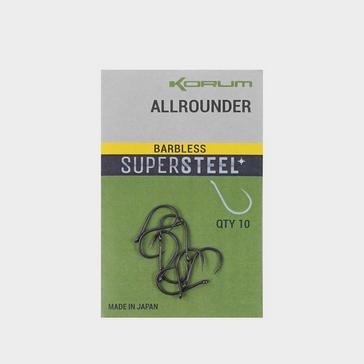 Silver KORUM Allrounder Sz 14 Barbless