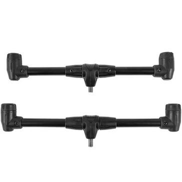 black KORUM Korum 2 Rod Tilting Buzz Bar - Narrow